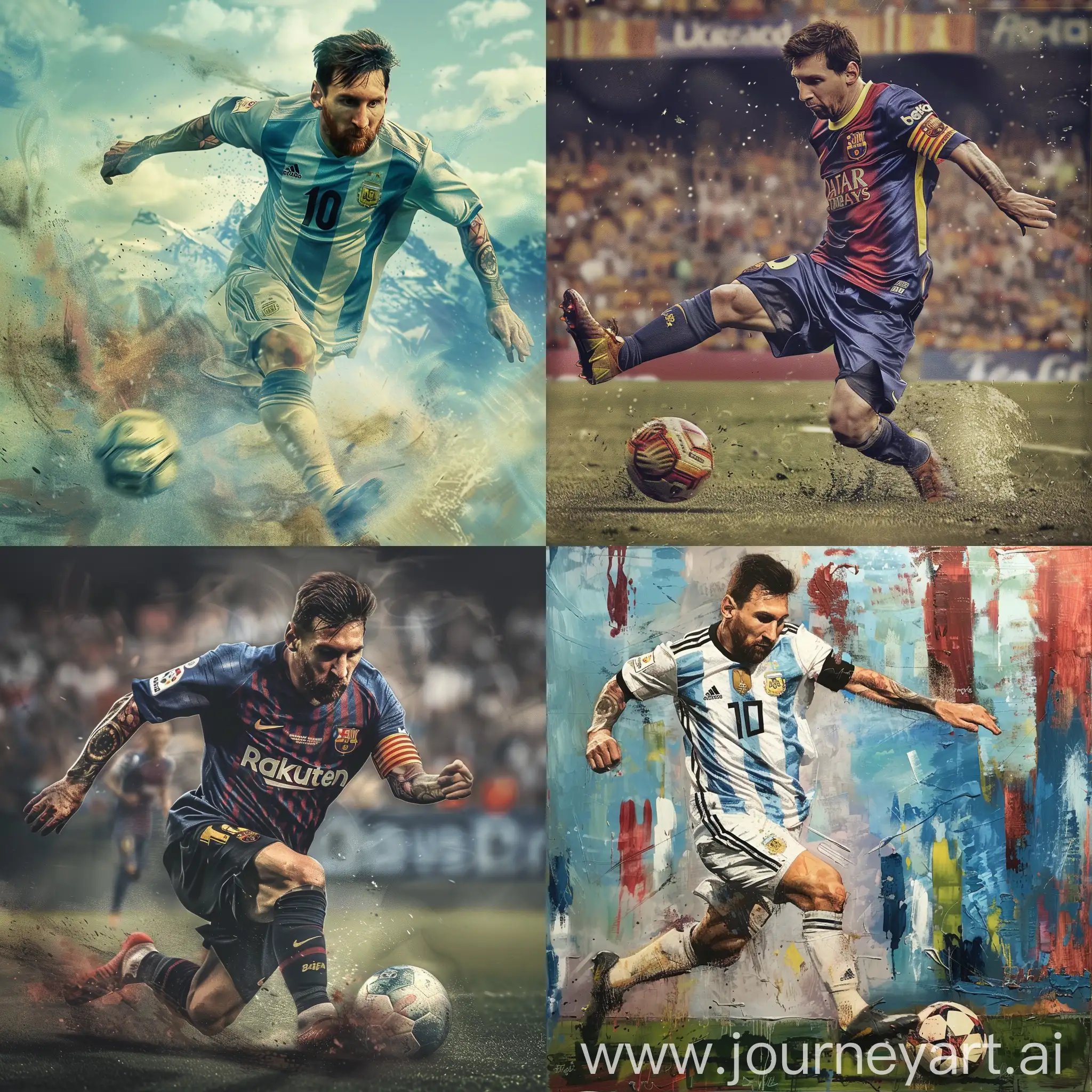 Messi-Playing-Football-in-Action