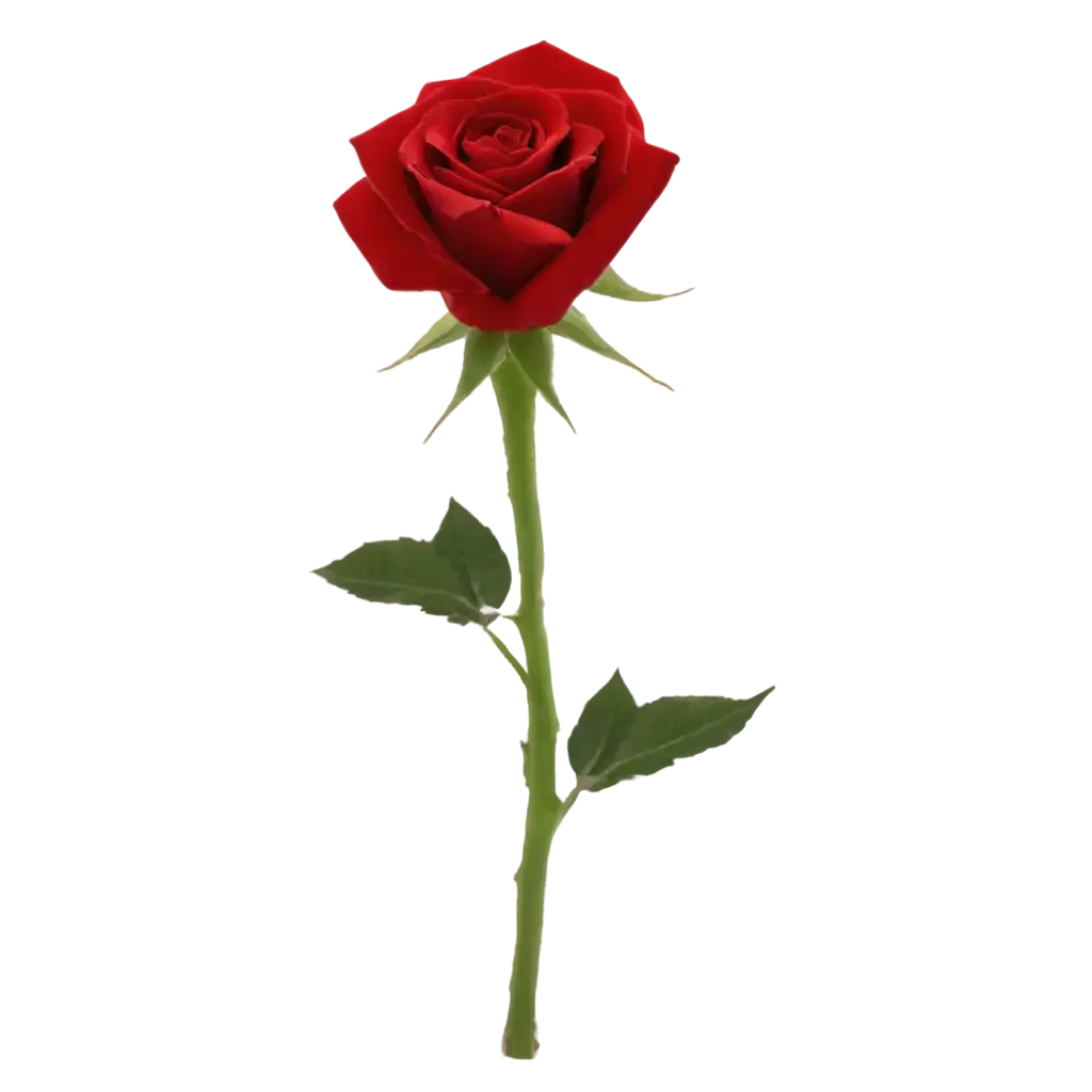 Red-Rose-PNG-Image-HighQuality-Transparent-Floral-Design-for-Versatile-Use