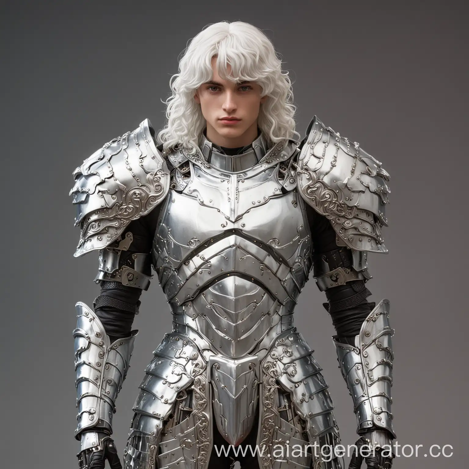 Medieval-Knight-in-Griffith-Armor-Standing-Proudly