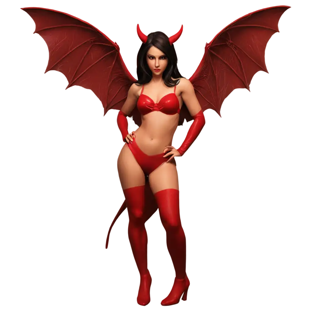 Red-Succubus-PNG-Image-Fiery-Demoness-with-Tail-and-Wings