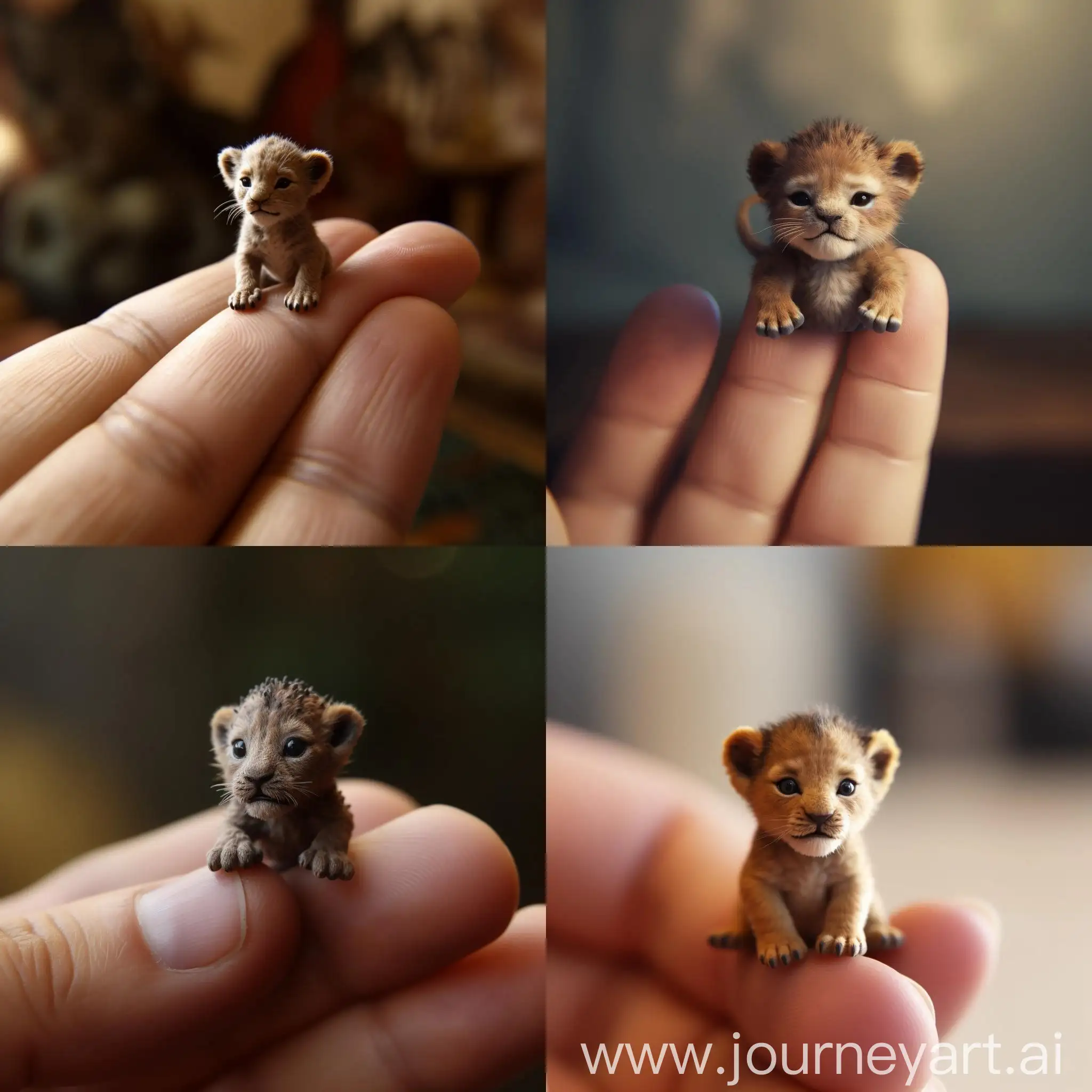 Tiny-World-Miniature-Lion-Held-in-a-Finger-Pixar-Style