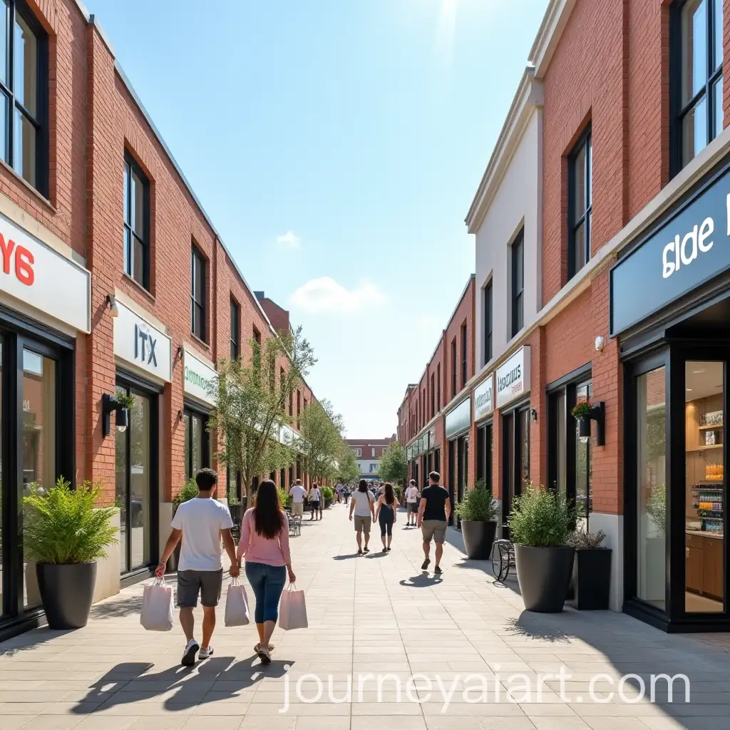 Families-and-Shoppers-Strolling-in-a-Retail-Park-Alley-with-Vibrant-CommercialAI-Image-Prompt-Expansion-Signs