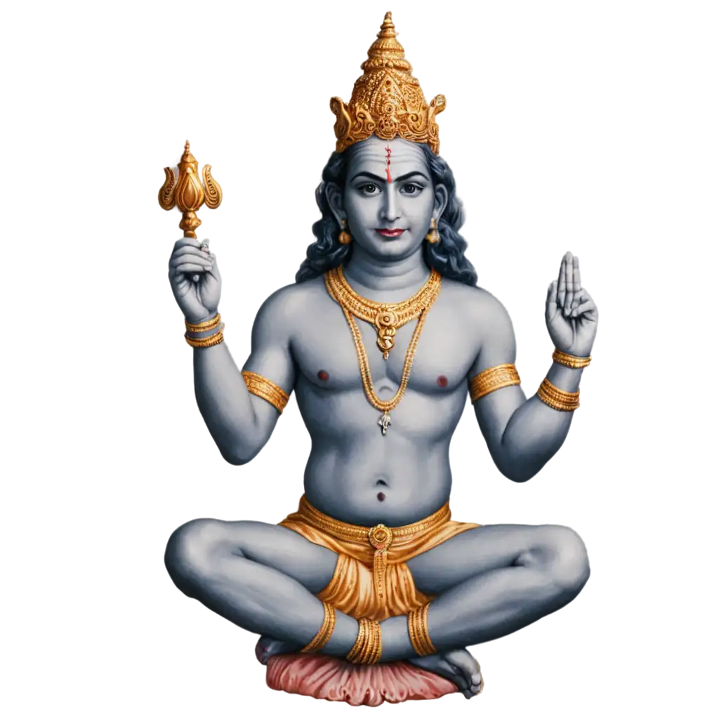 Indian-God-Brahma-PNG-Image-for-Spiritual-and-Artistic-Use