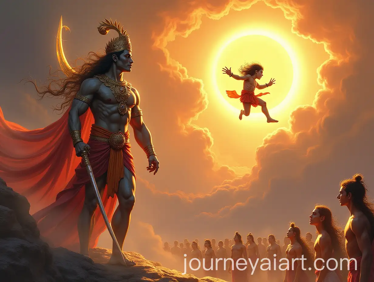 Lord-Indra-and-Hanuman-in-the-Celestial-Court-of-the-Devas