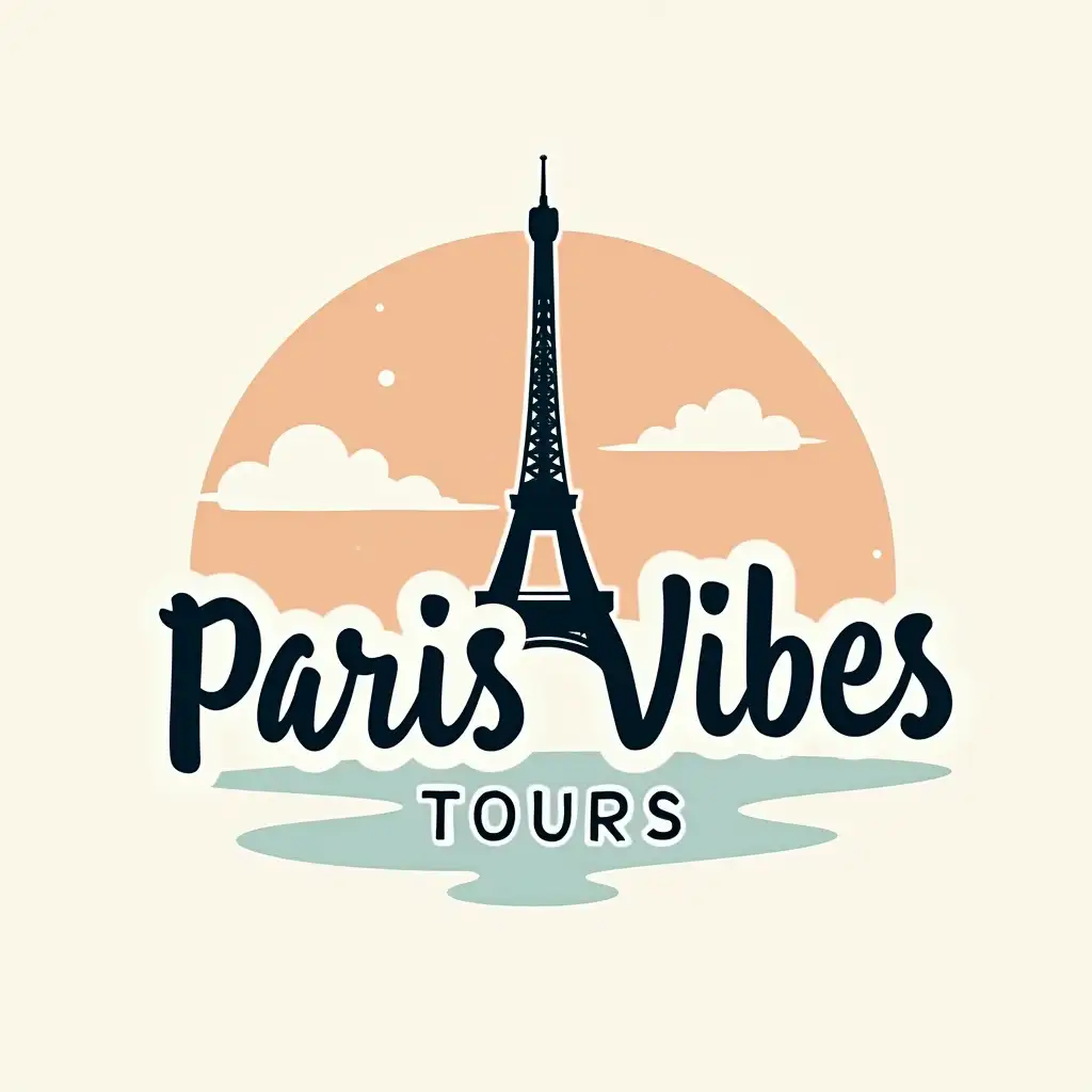 create a logo for a tour company in Paris France called Paris Vibes Tours