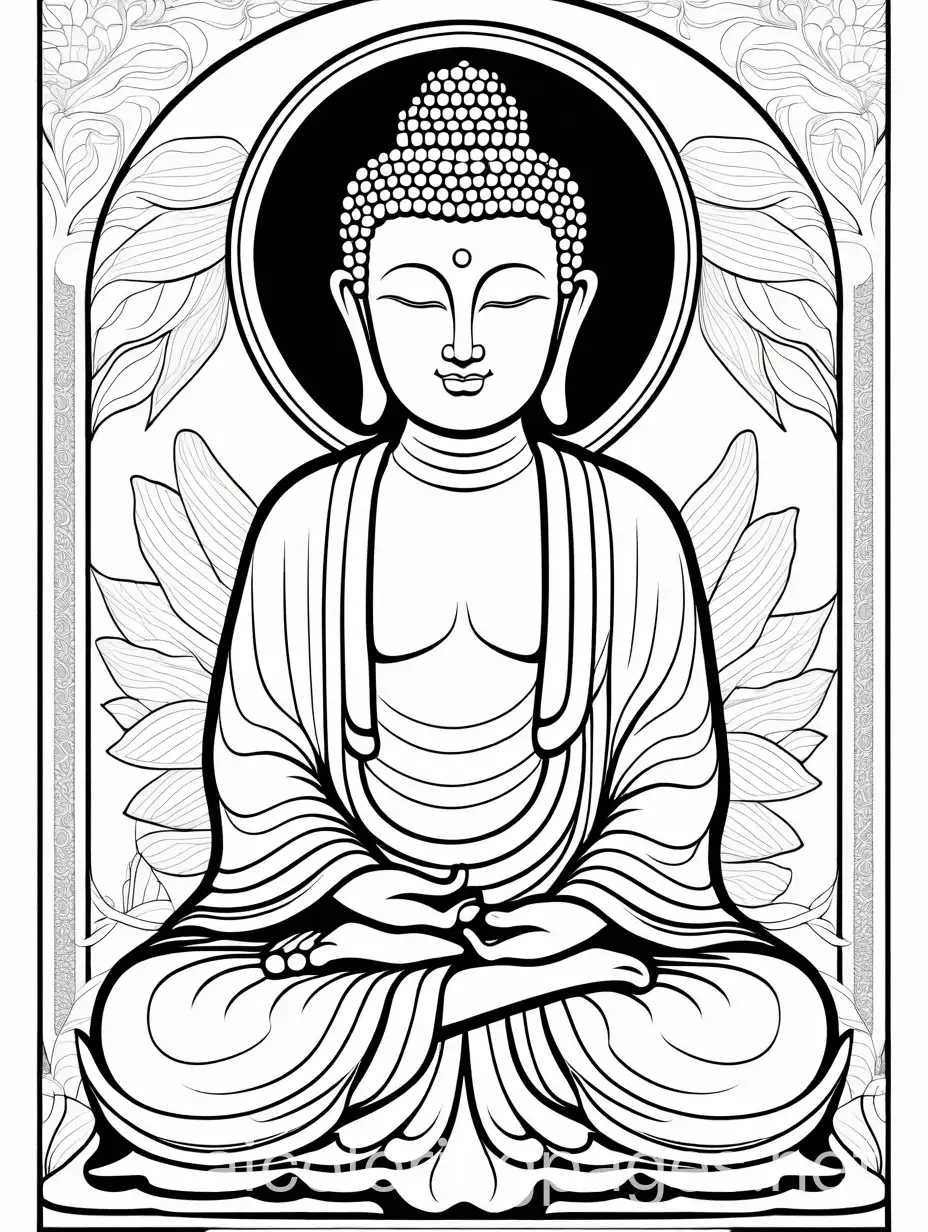 Simple-Buddha-Coloring-Page-for-Kids