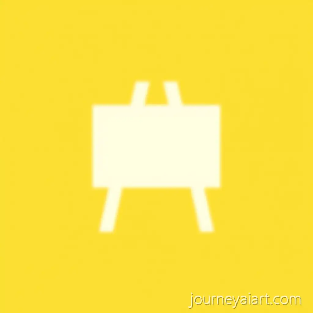 Minimalistic-Art-Exhibition-Icon-with-Easel-Paintbrush-and-Palette