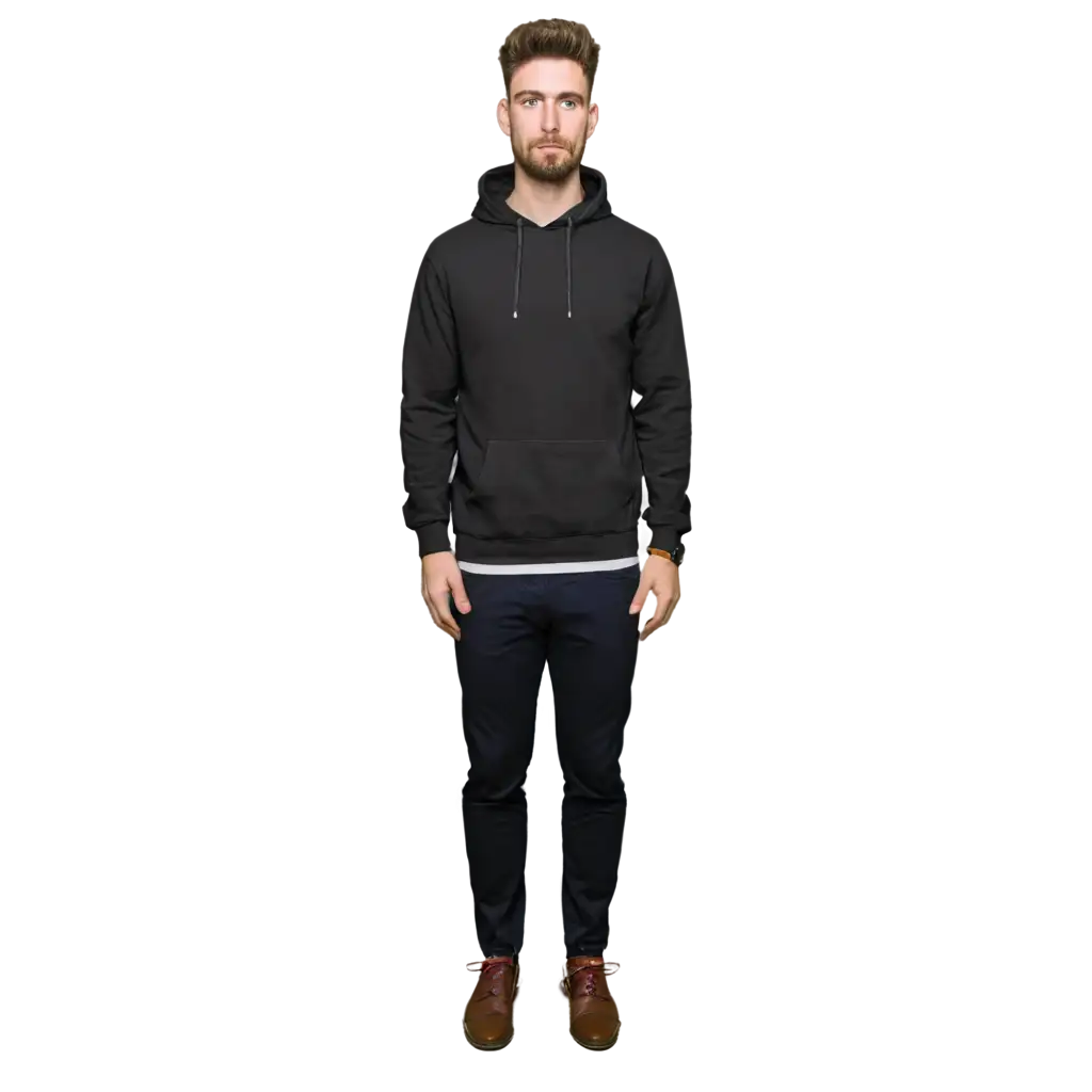 Man-Wearing-Hoodie-PNG-Image-for-Clear-and-Versatile-Design-Applications