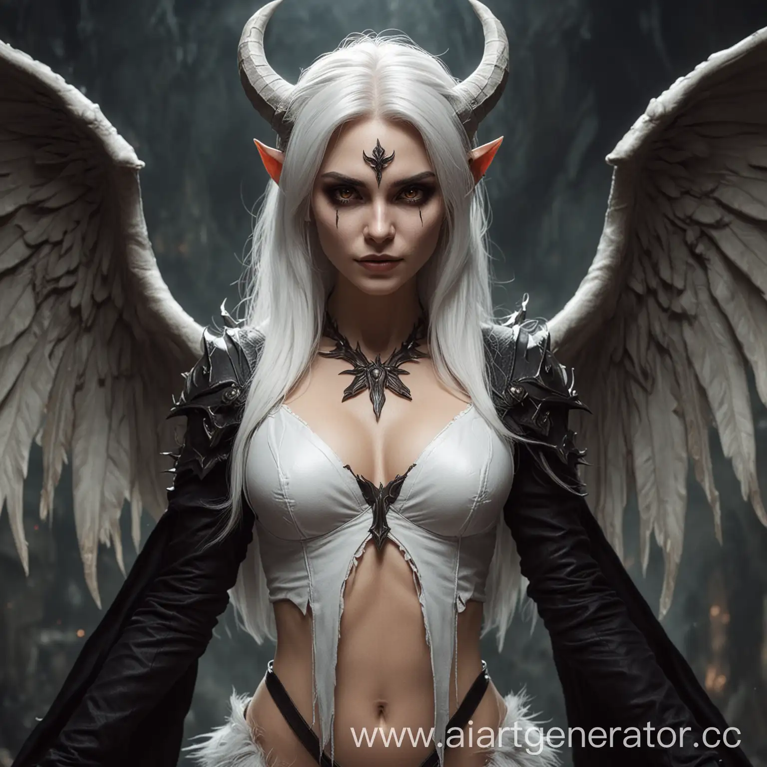 SheDemon-Sorceress-with-White-Hair-Horns-and-Slender-Wings