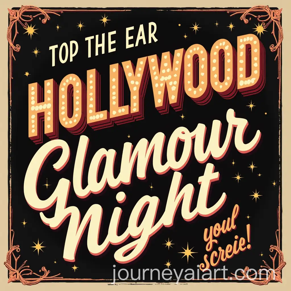 Vintage-Hollywood-Glamour-Night-Typography-Poster