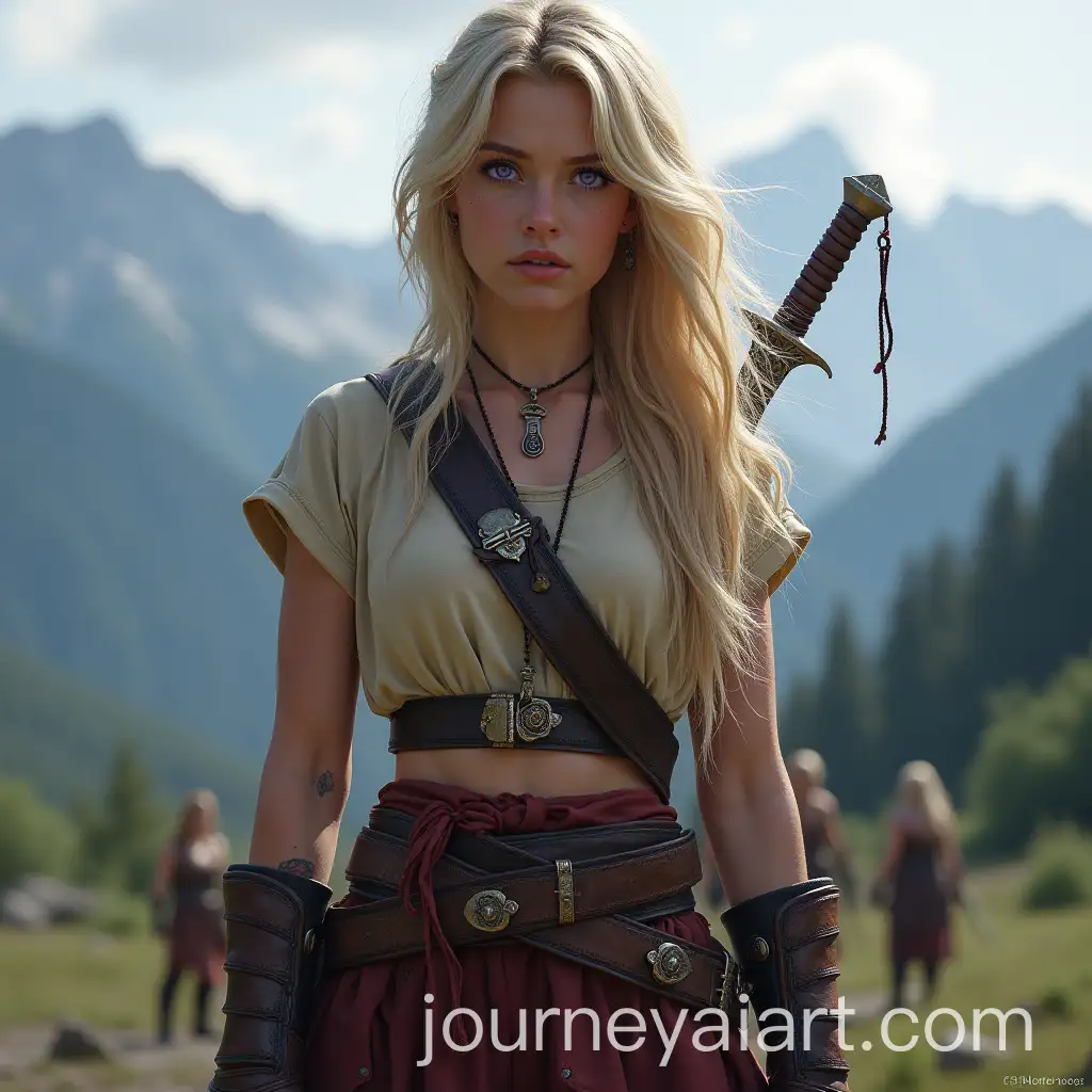 Young-Woman-Warrior-with-Violet-Eyes-and-Sword-in-Mountain-Training-Grounds