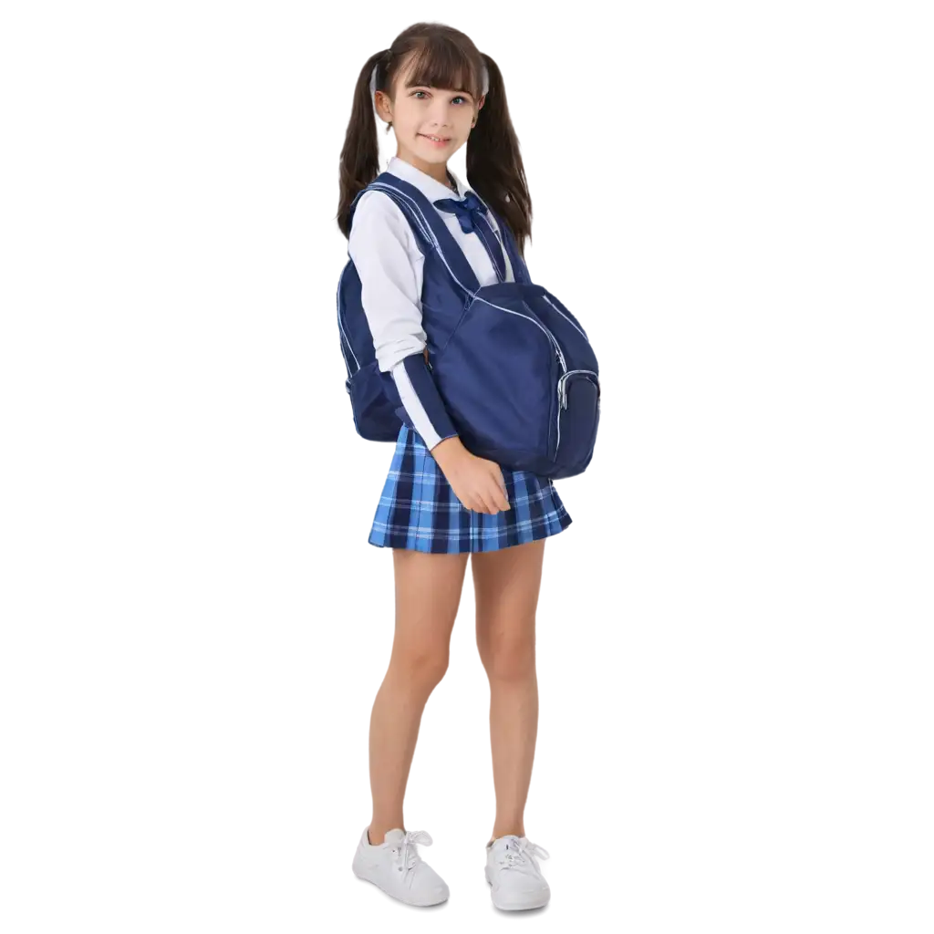 School-Girl-PNG-Image-Enhance-Your-Visual-Content-with-Clarity-and-Detail