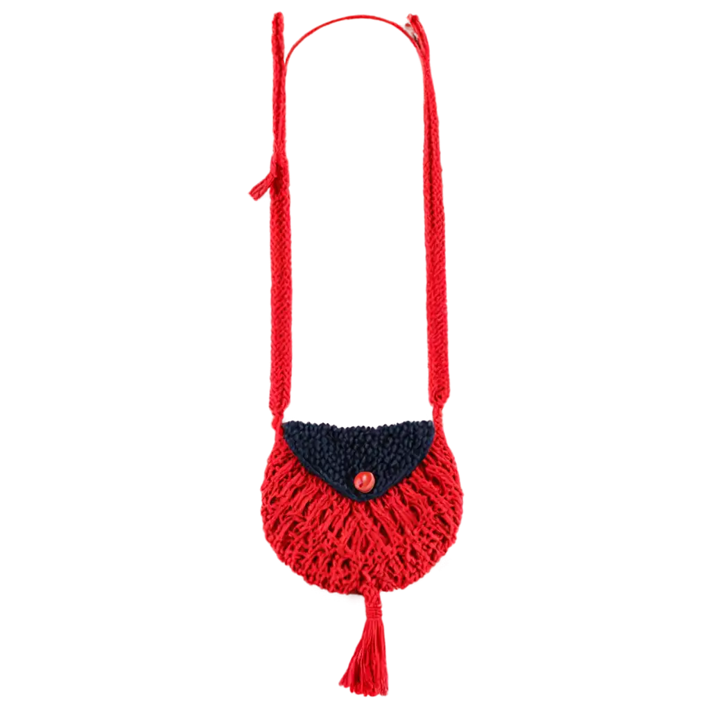 Create-a-Red-and-Black-Macram-Purse-PNG-Image-Handcrafted-Elegance-in-Two-Tones