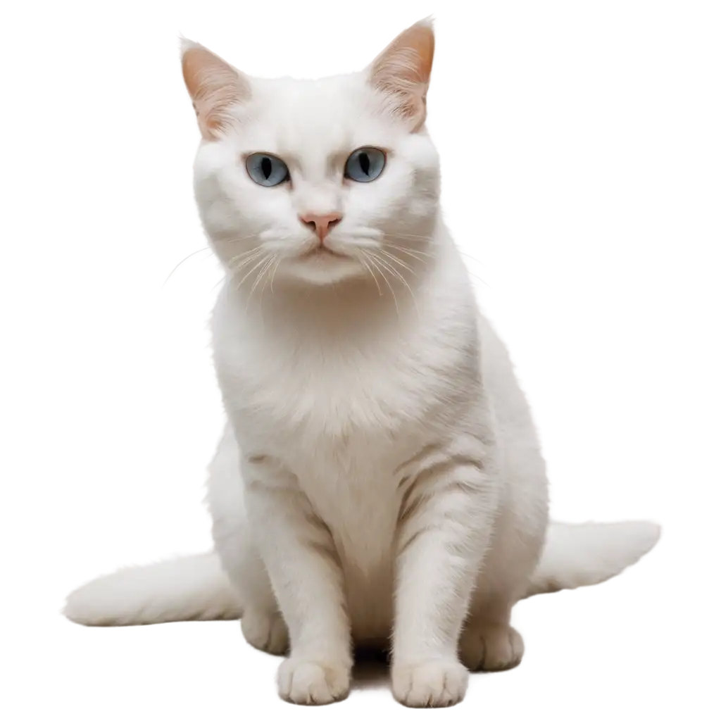 HighQuality-PNG-Image-of-a-White-Cat-for-Creative-Projects