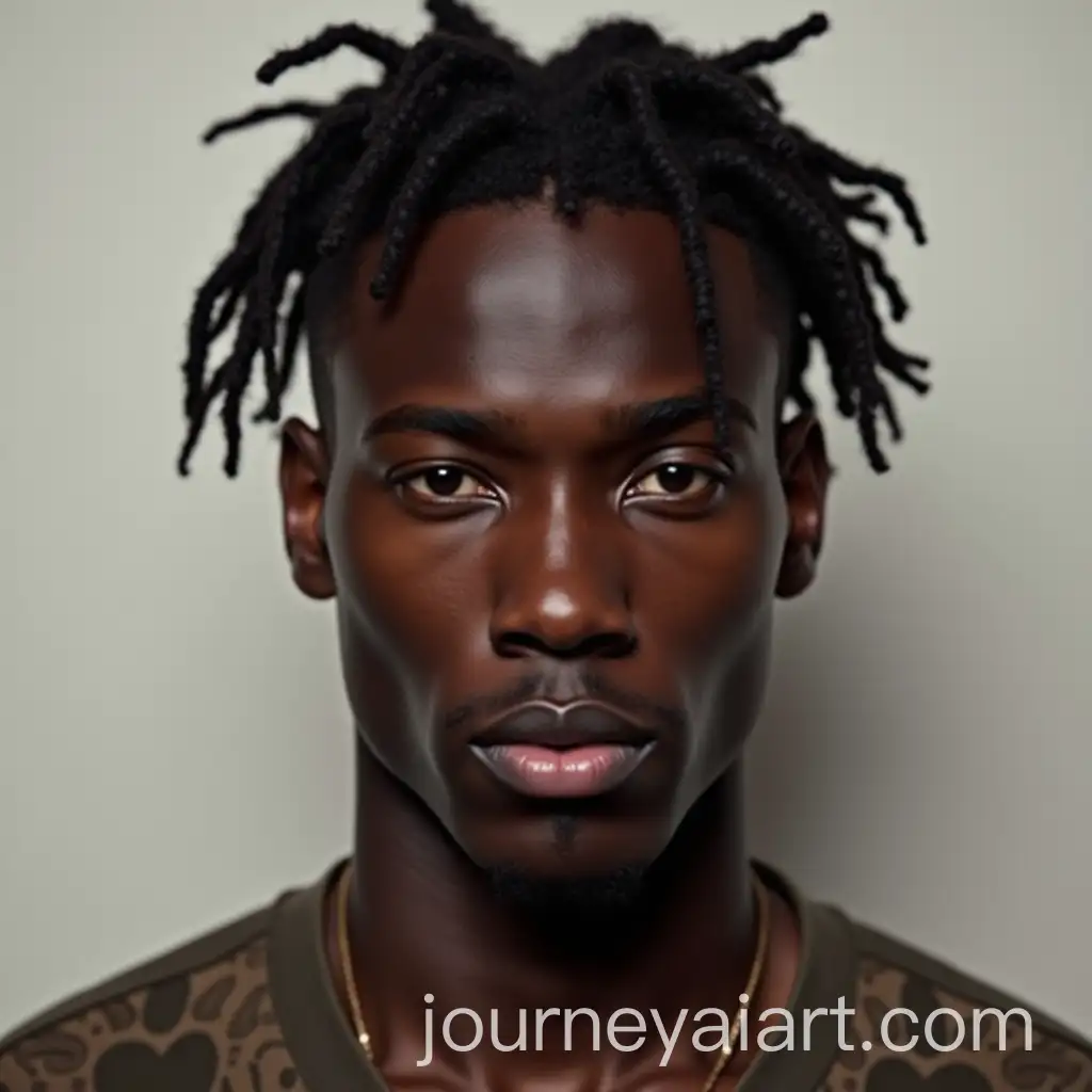 Portrait-of-Black-Man-with-Cornrows-and-Clean-Shaven-Look