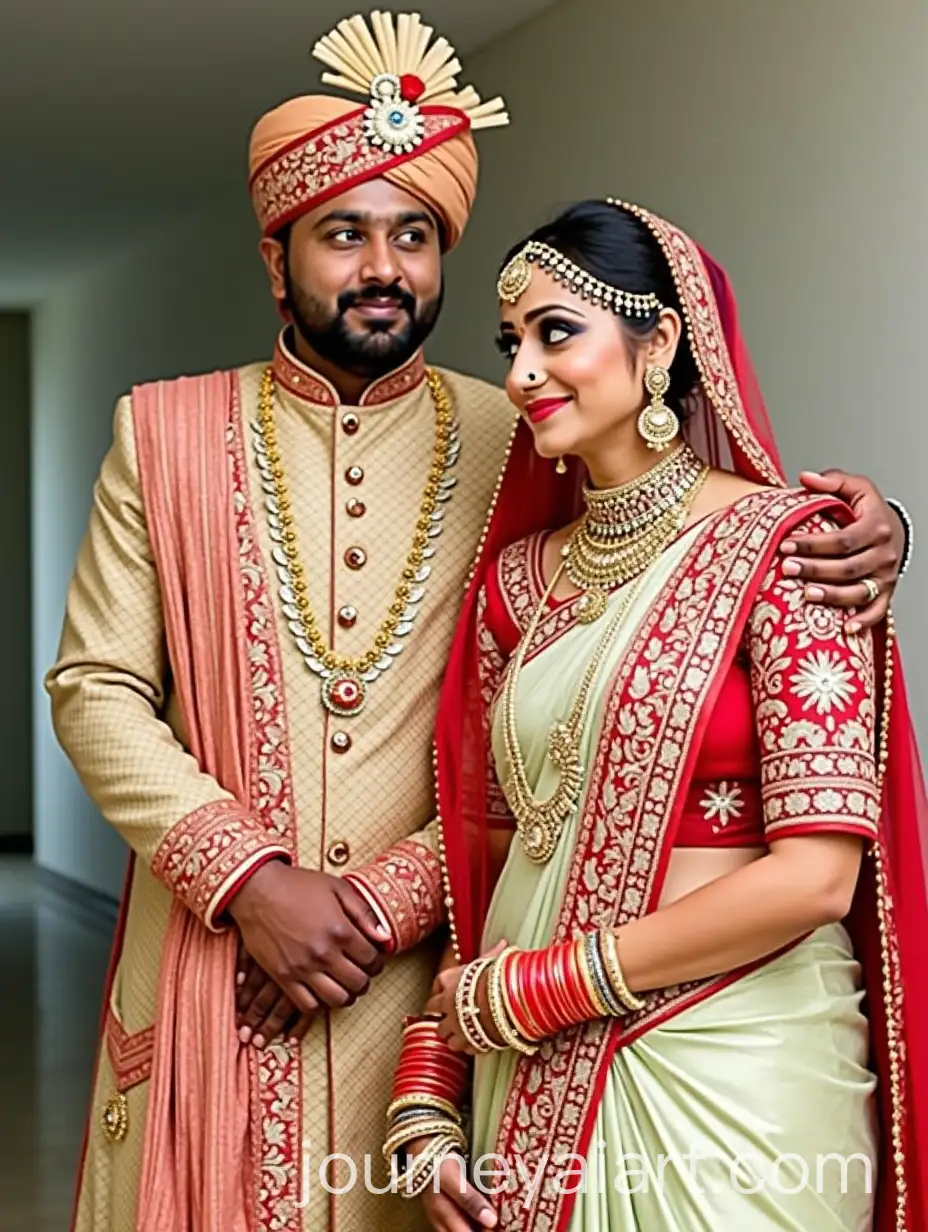 Beautiful-IndianAI-Image-Prompt-Expansion-Couple-Embracing-in-Traditional-Attire