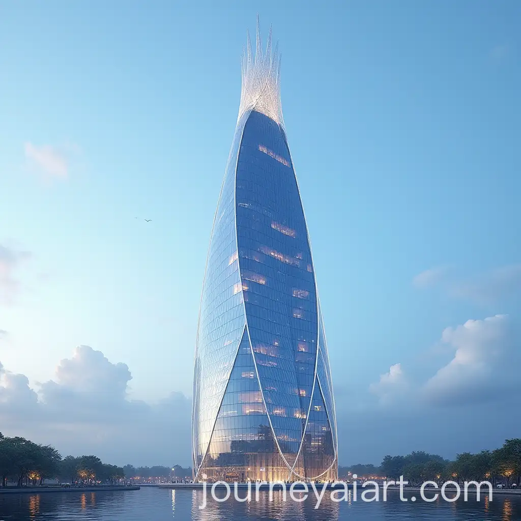 Towering-CrystalShaped-BuildingAI-Image-Prompt-Expansion-Surrounded-by-Futuristic-Landscape