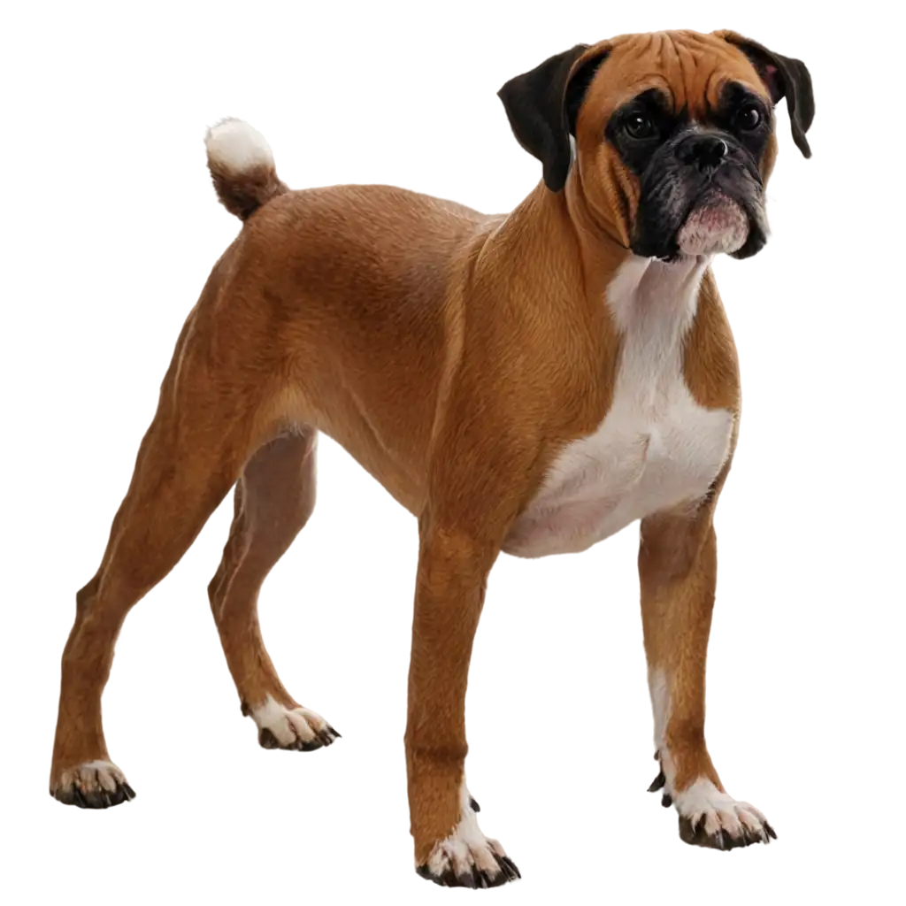 Boxer-Dog-PNG-Image-for-Versatile-Use-HighQuality-and-Transparent-Format