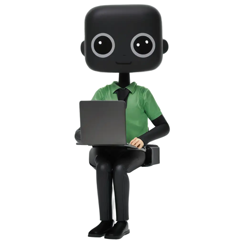 Technical-Computer-Boneco-PNG-Image-Innovating-Digital-Art-with-Precision