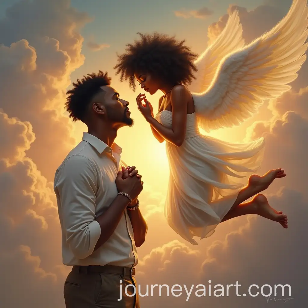 TenderAI-Image-Prompt-Expansion-Celestial-Moment-Between-Man-and-Angel-in-Romantic-Twilight-Sky