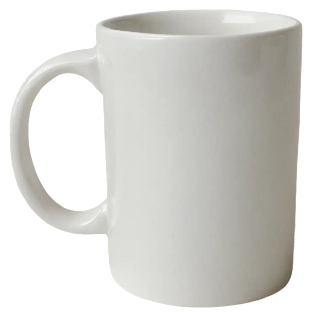 300ml-Ceramic-White-Mug-PNG-Image-HighQuality-and-Versatile-Visual-Asset