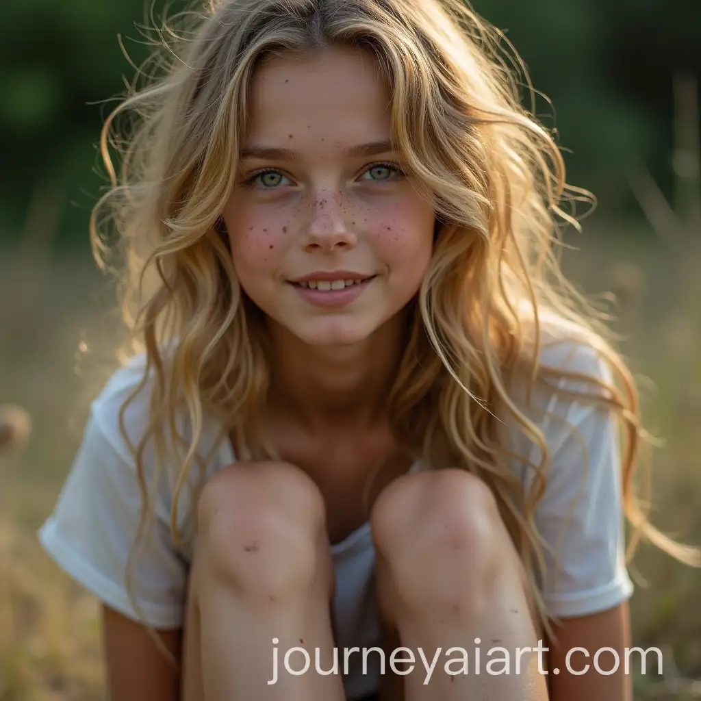 20YearOld-Girl-Sitting-with-Freckles-and-SparklingAI-Image-Expansion-Request-Eyes-Wearing-White-Ankle-Socks