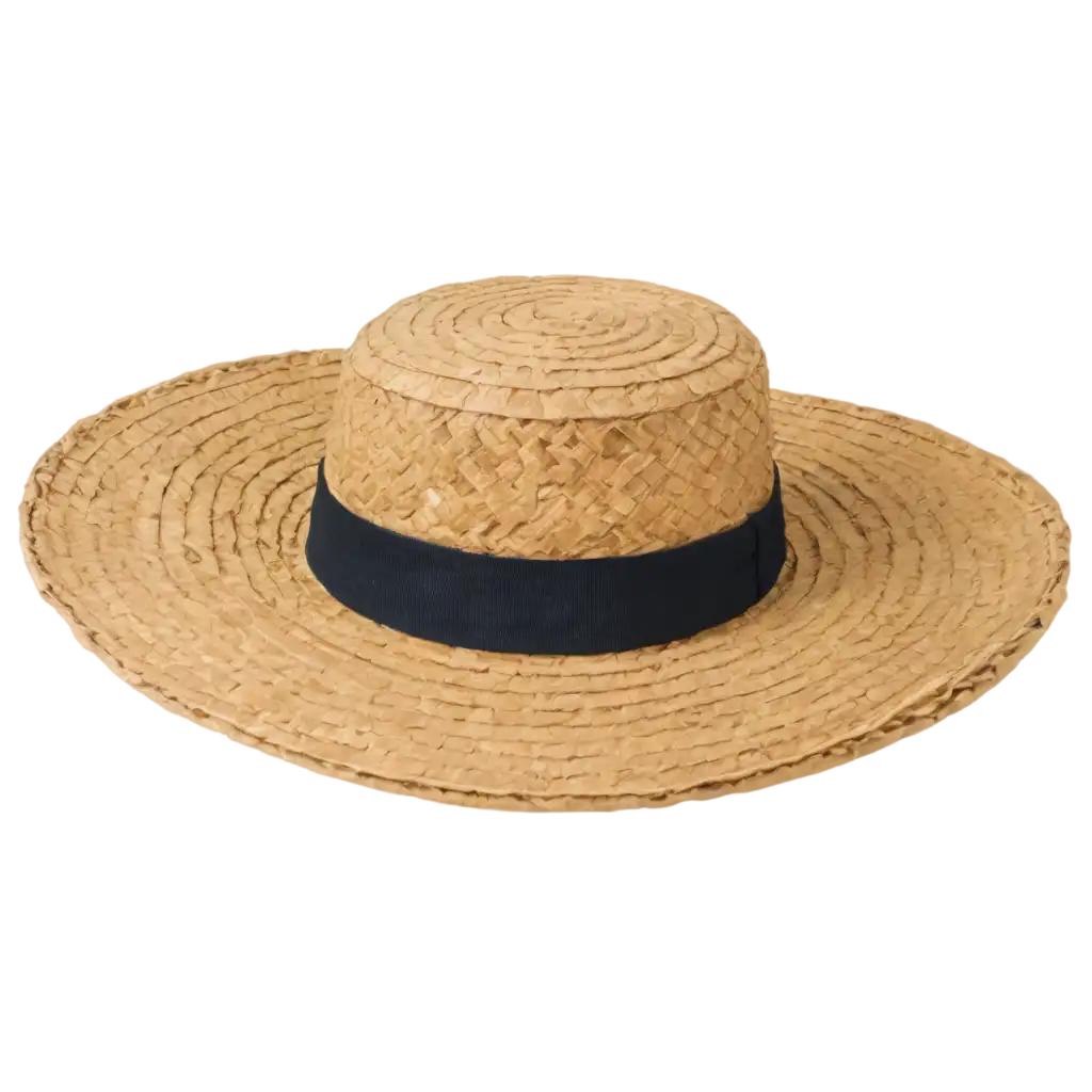 Straw-Hat-PNG-Image-for-Versatile-Usage-in-Creative-Projects