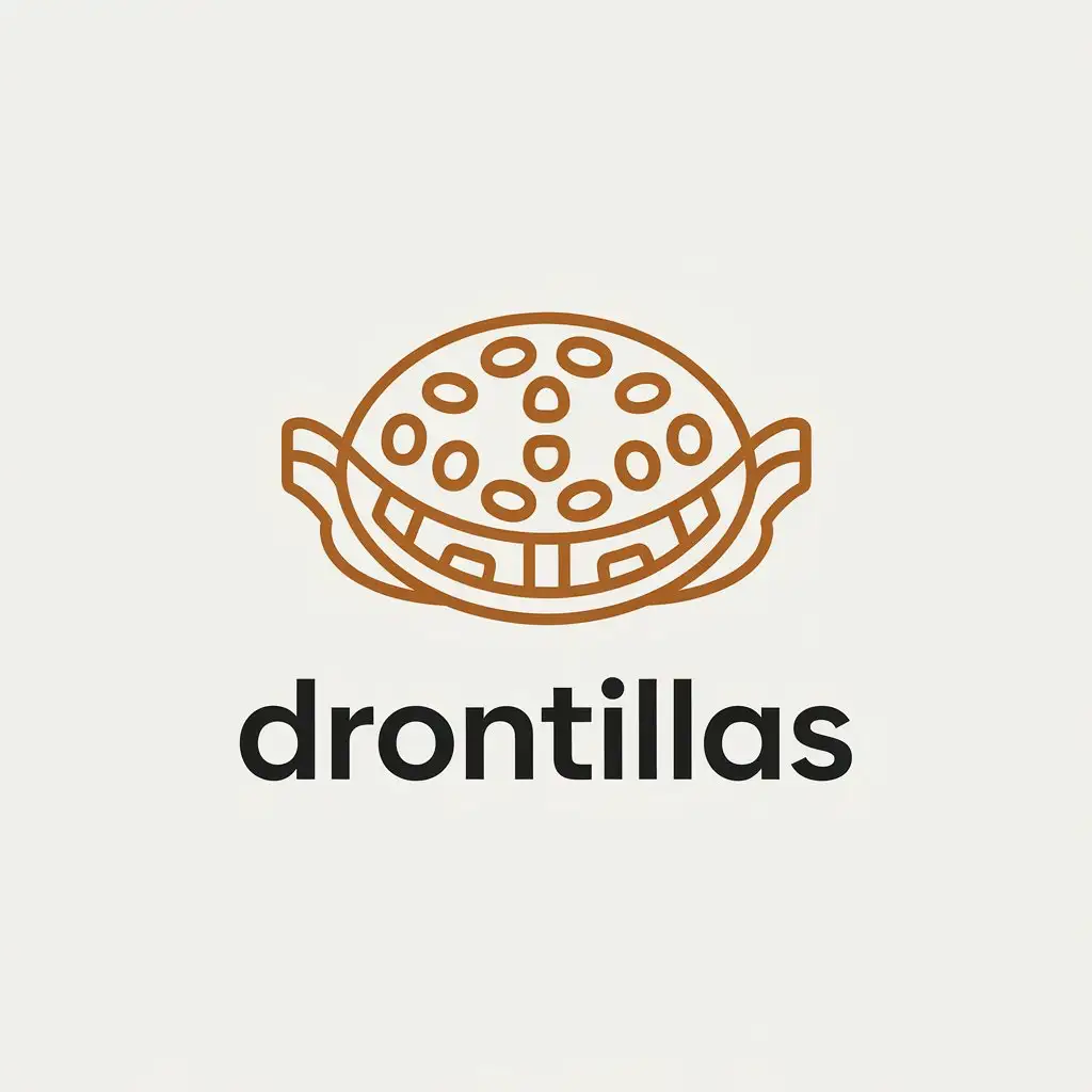 LOGO Design for Drontillas Minimalistic Tortilla de Maz Theme for Restaurant Industry