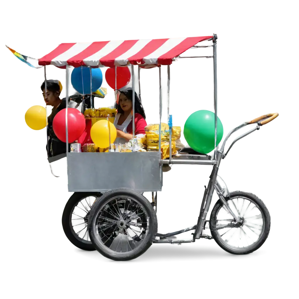 Vibrant-Street-Vendor-Balloon-Cart-PNG-for-Creative-Projects