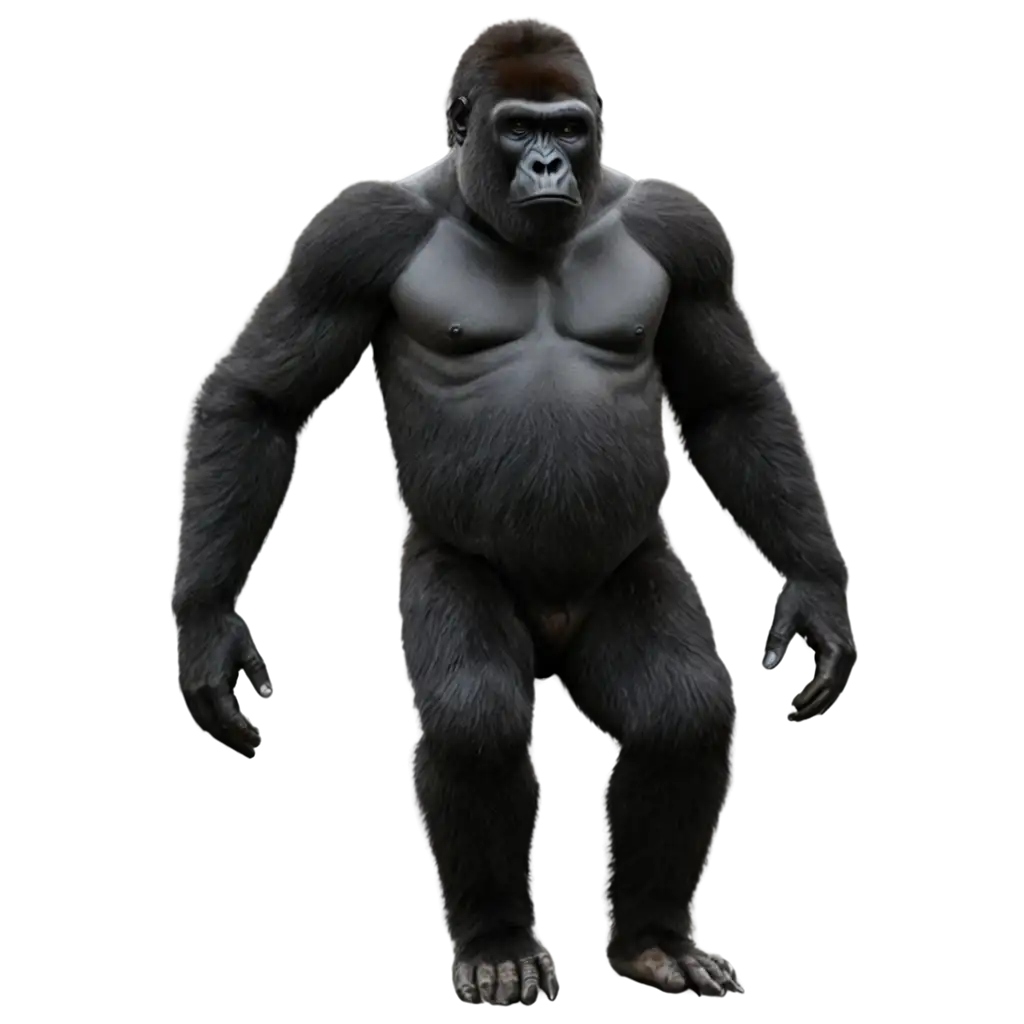 HighQuality-PNG-Image-of-a-Mountain-Gorilla-for-Various-Uses