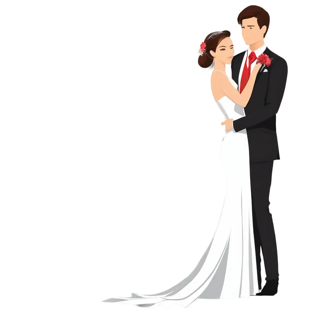 Wedding-Vector-PNG-Elegant-and-Customizable-Wedding-Illustrations-for-Perfect-Visuals