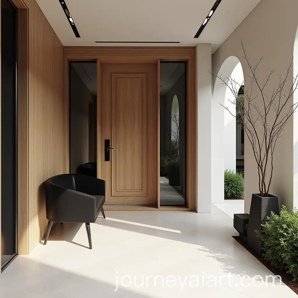Luxurious-WoodenAI-Art-Prompt-Expansion-Apartment-Entrance-with-Black-Accents-and-Airy-White-Vibe