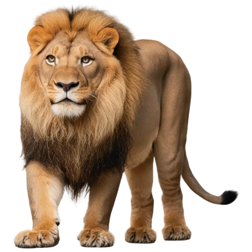 Male-Lion-PNG-Majestic-Front-View-Image-for-Wildlife-Enthusiasts