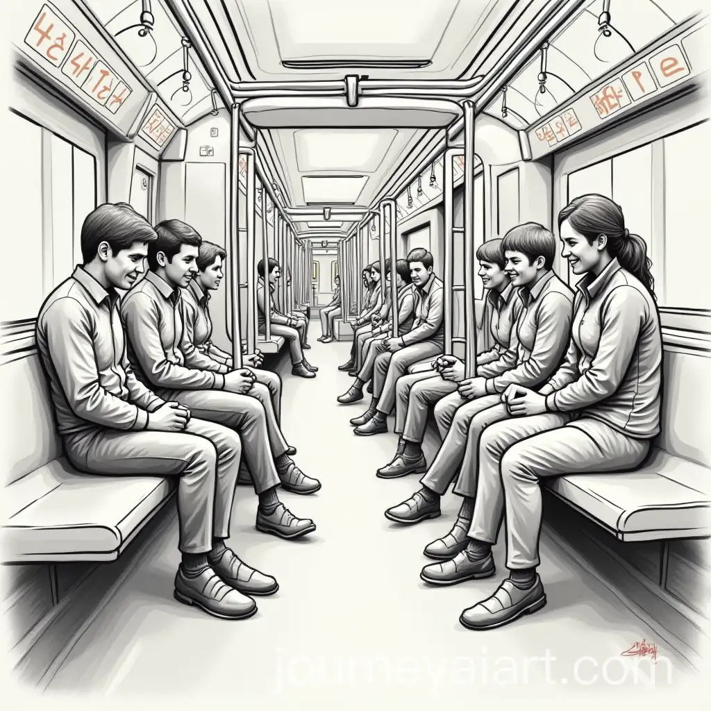 Urban-Metro-Passengers-Sketch