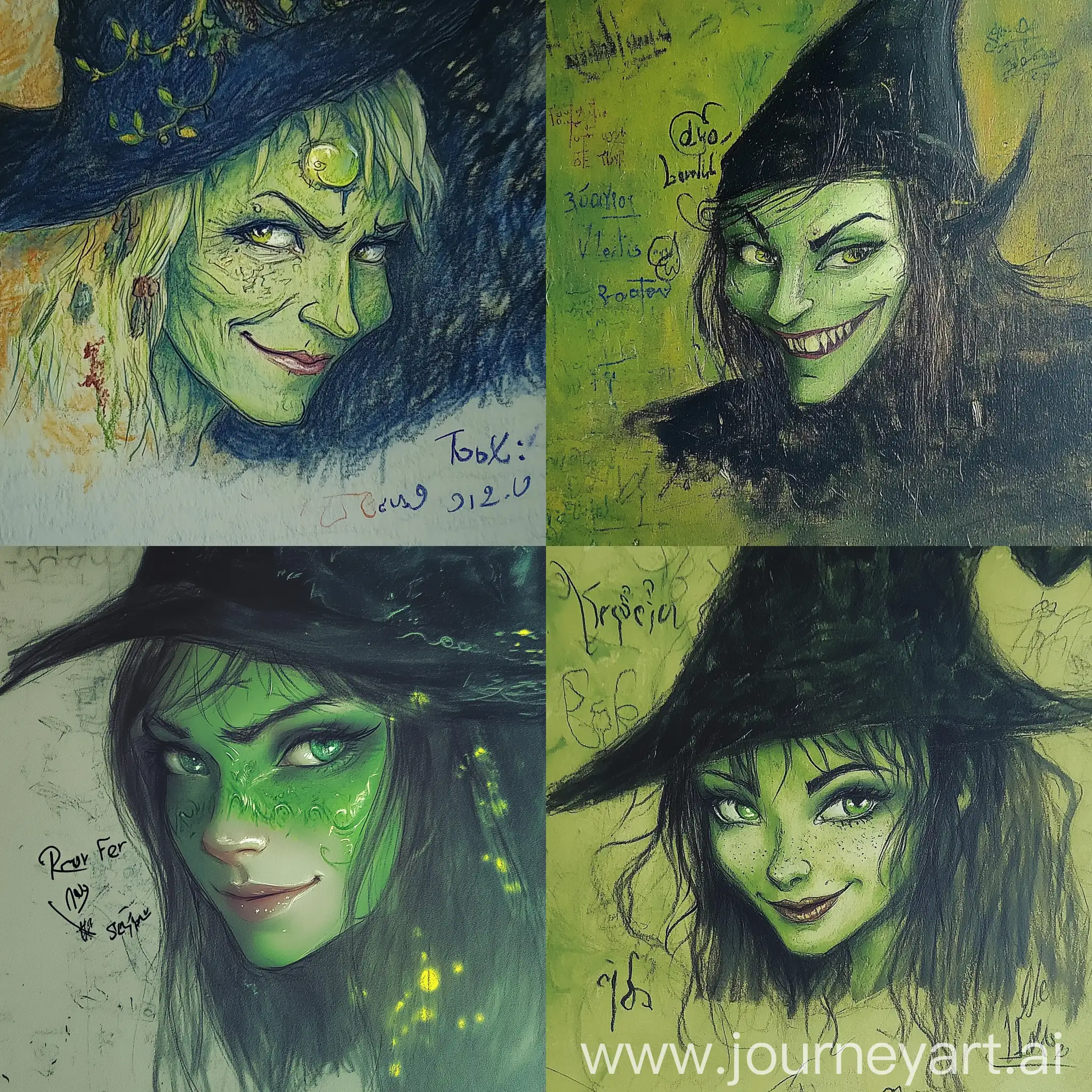 Smiling-Green-Witch-Portrait