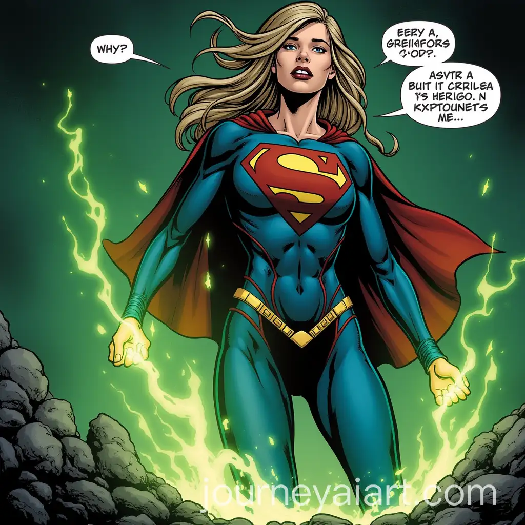 Supergirl-Struggling-Against-Kryptonite-in-a-Moment-of-Betrayal