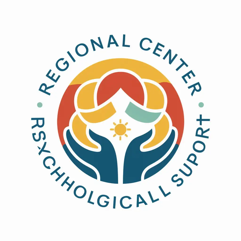 LOGO Design For Regional Center of Psychological Support Round Bright Psychologist and Lawyer Consultation Theme