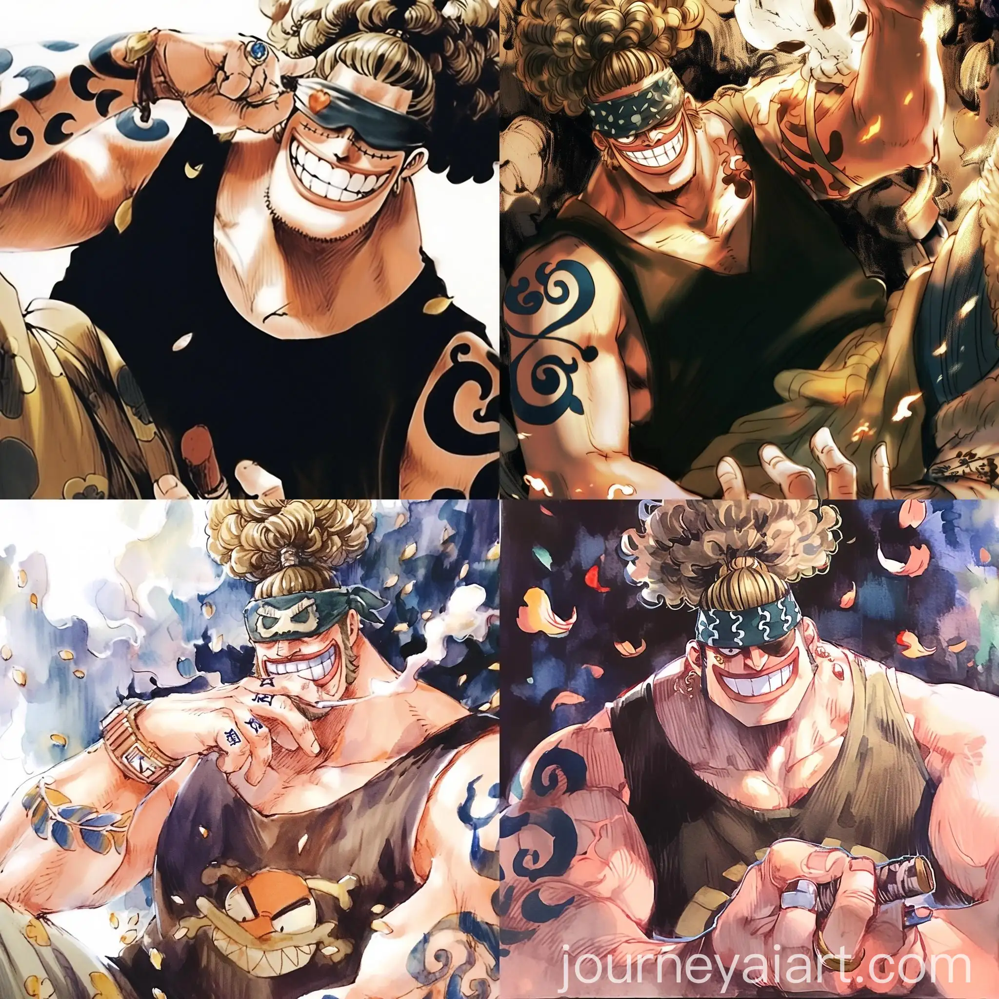 Watercolor-Style-Manga-Character-from-One-Piece