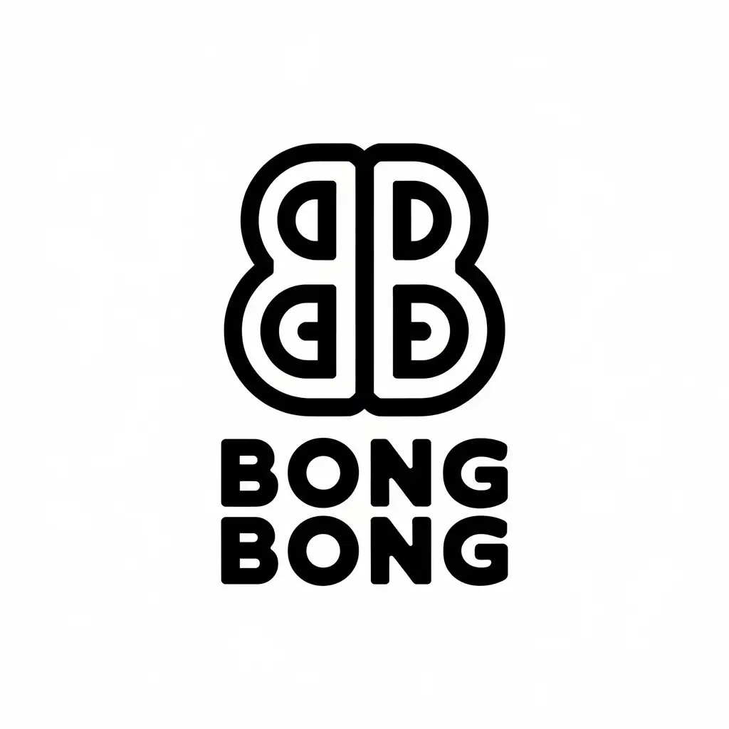 LOGO-Design-for-Bong-Bong-Modern-BB-Symbol-in-Vector-Style