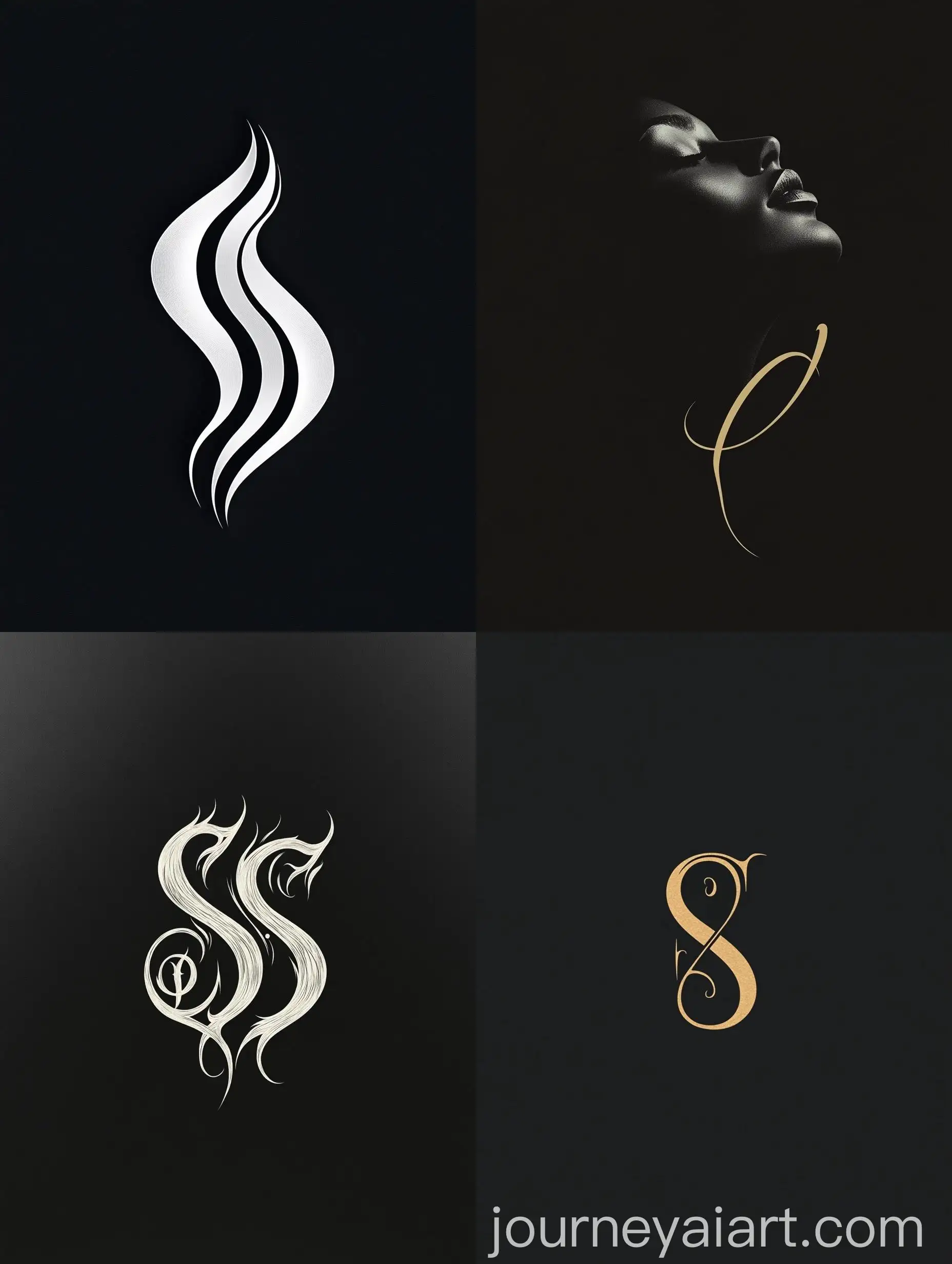 Fashion-Brand-Logo-Design-with-Stretched-Typography