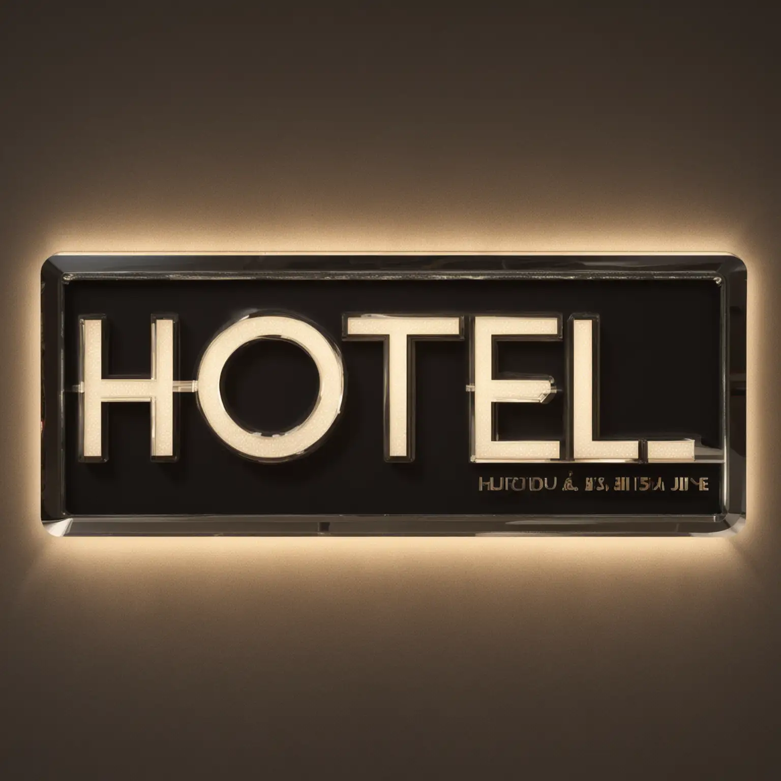 Highly-Detailed-LED-Illuminated-Hotel-Sign