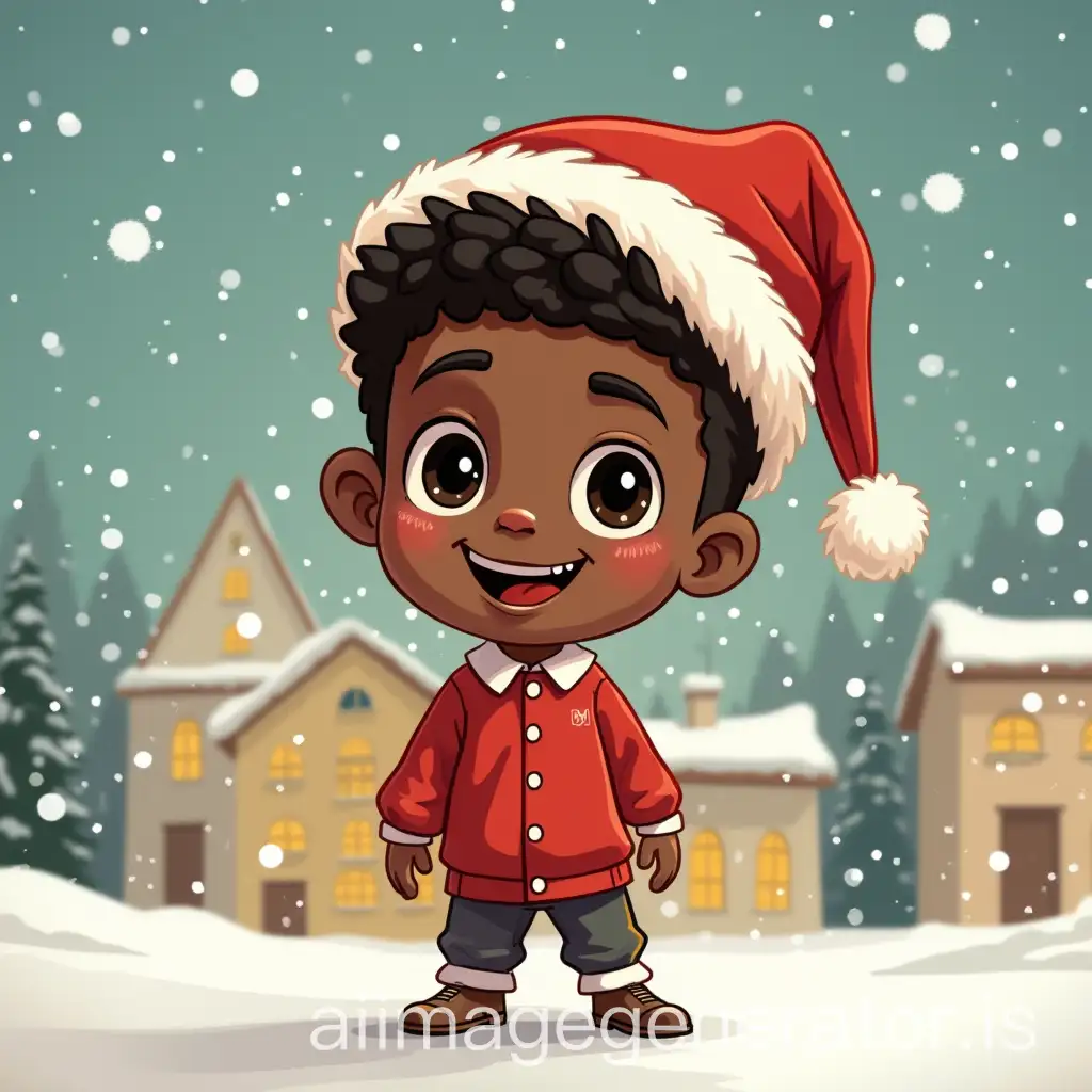 Christmas-Animated-Drawing-of-a-Black-Boy-in-Holiday-Spirit