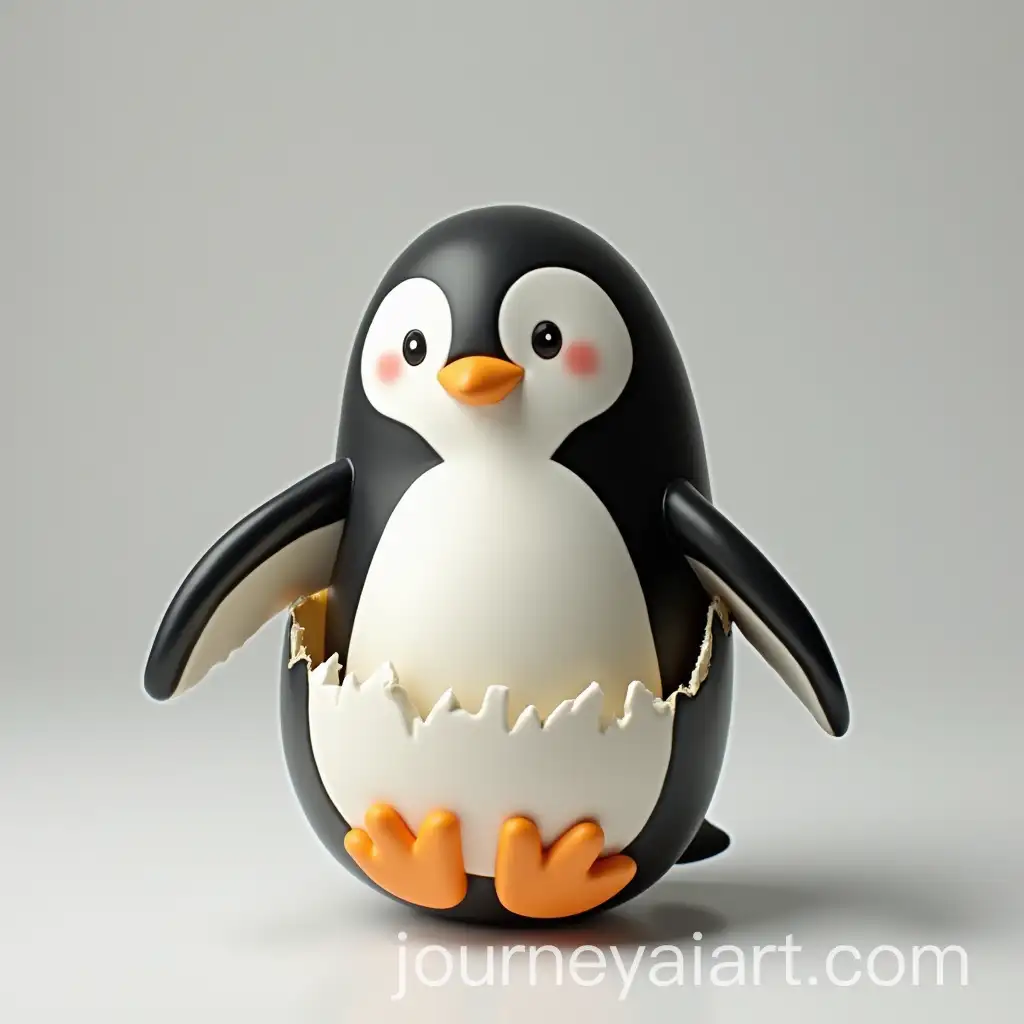 A4-Size-Egg-with-Penguin-Inside-Ready-to-Hatch-for-Children-to-Grow