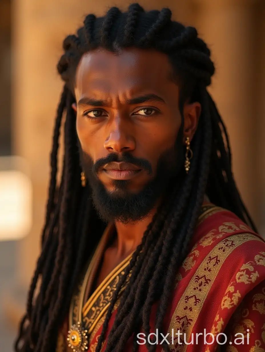 Cinematic-Headshot-of-Malagasy-East-Asian-Prince-in-Elegant-Desert-Palace-Attire