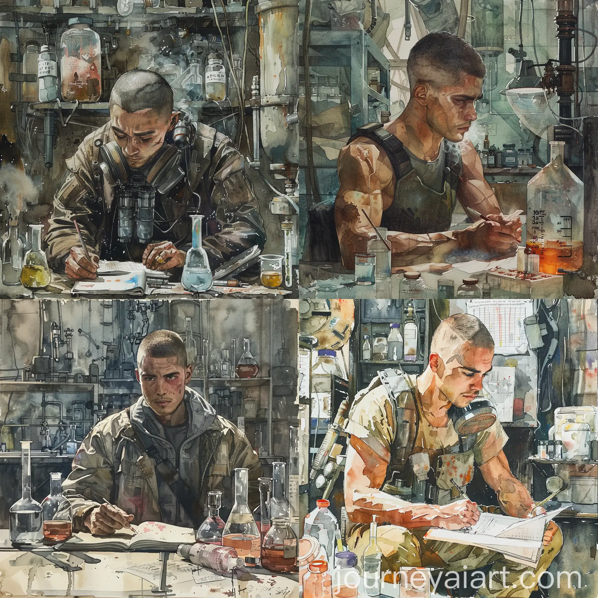 Portrait-of-a-PostApocalyptic-Survivor-in-a-Makeshift-Laboratory