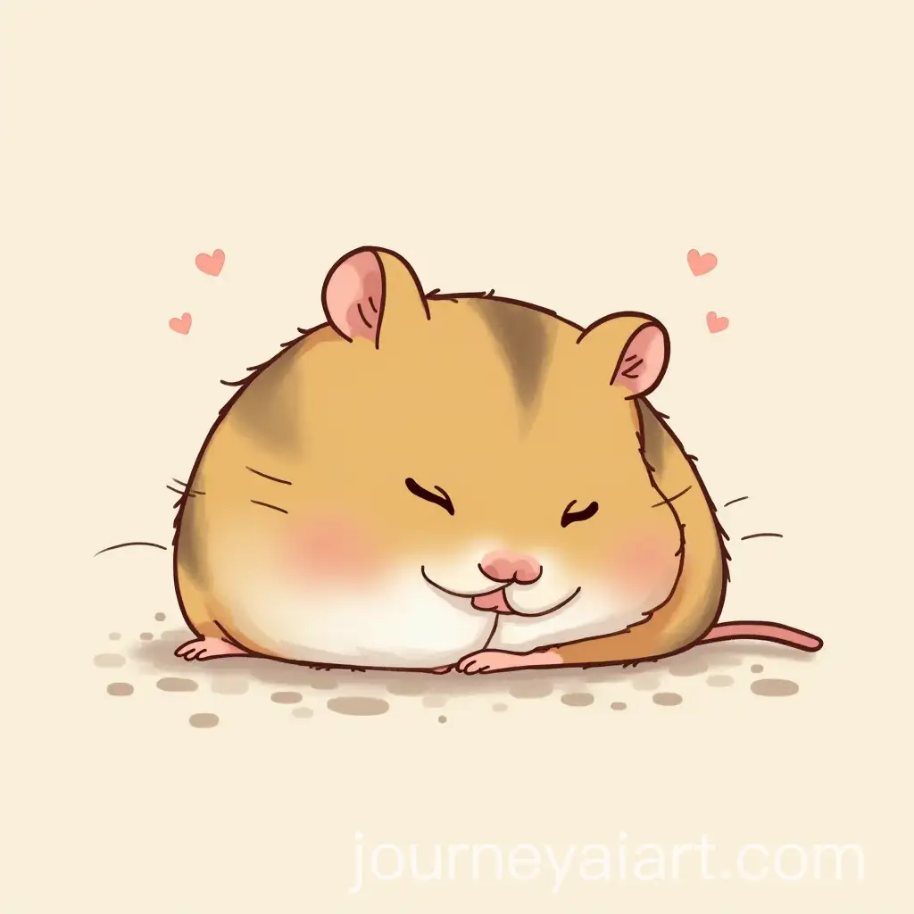 Sleeping-Hamster-in-Peaceful-Rest