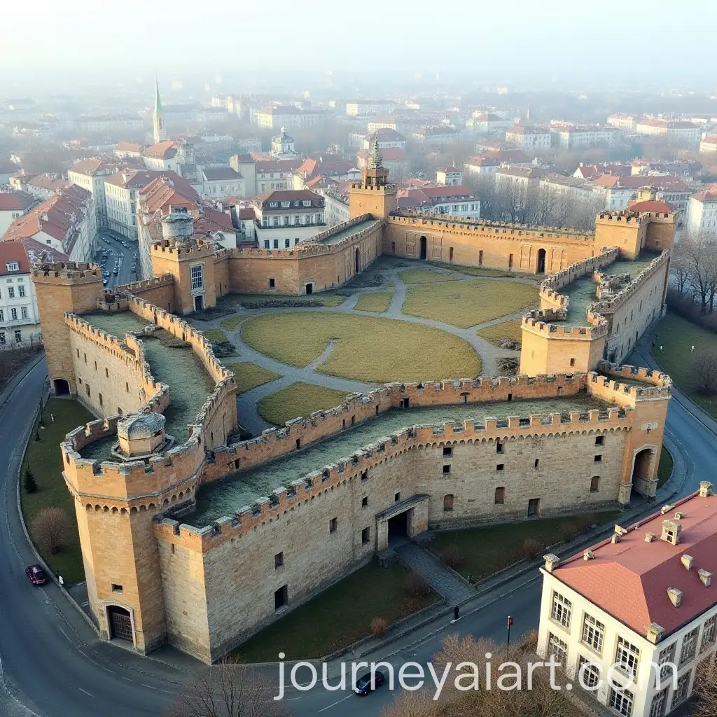 Historical-Mlkerbastei-Bastion-in-Vienna-A-16thCentury-Fortification