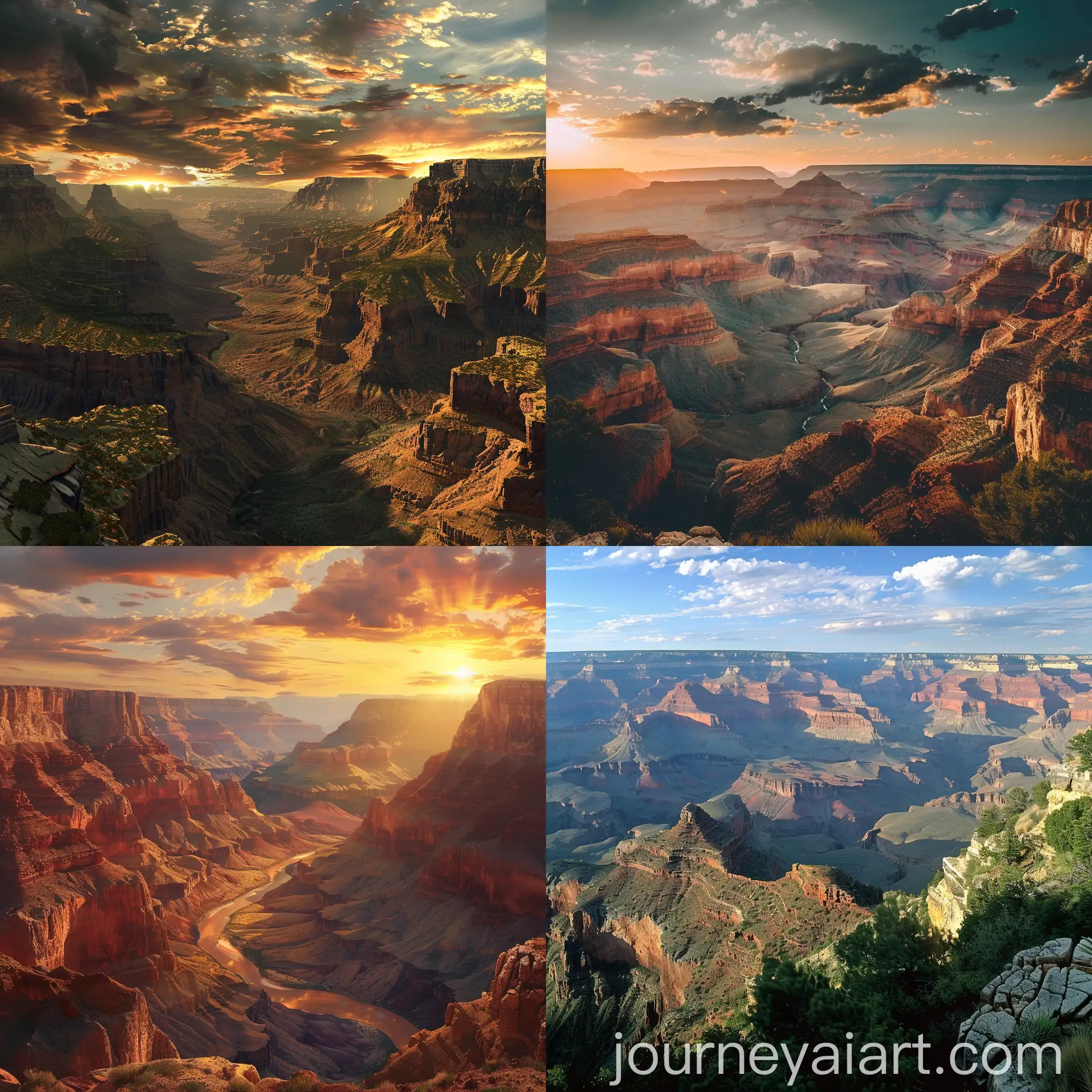 Majestic-Grand-Canyon-Landscape-with-Vibrant-Colors