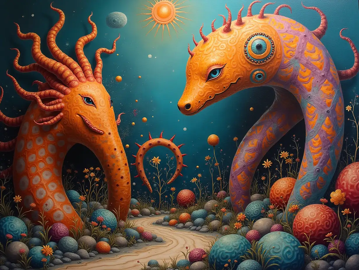 Surreal abstract decoration fantasy