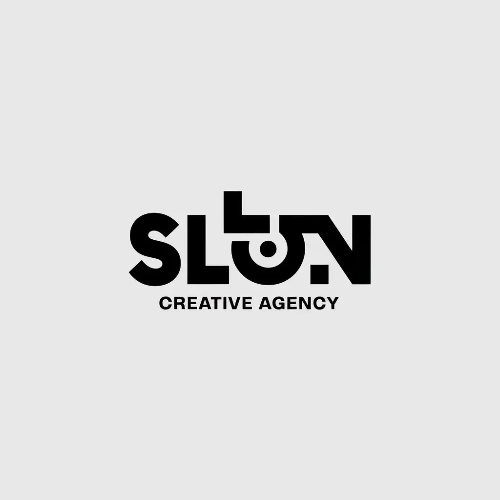 a vector logo design,with the text "SLON", main symbol:Elephant creative agency logo abstract outdoor advertising,Minimalistic,clear background